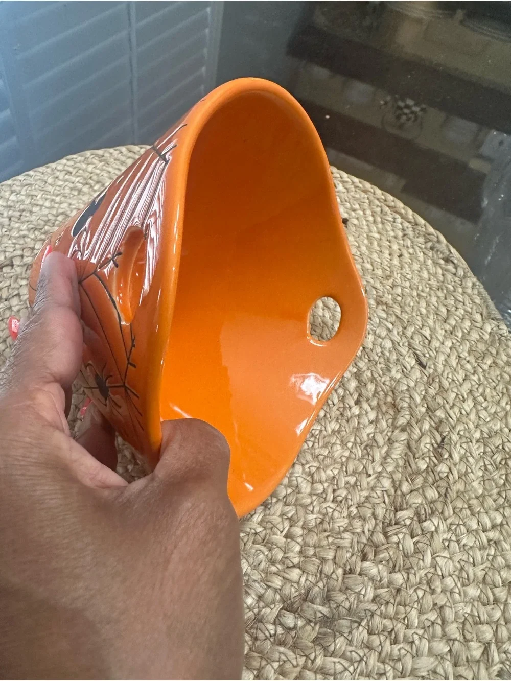 Disney Mickey Mouse Orange Halloween Ramen Noodle Bowl